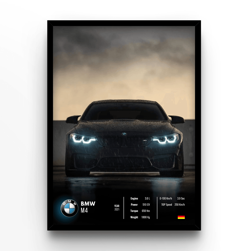 BMW M4 Poster Print