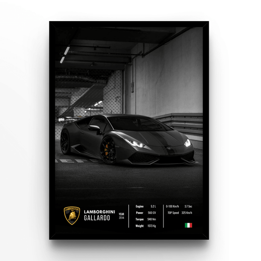 Lamborghini Gallardo Poster Print