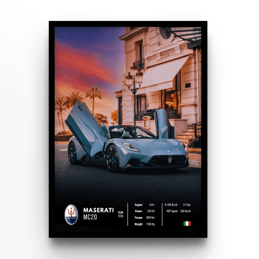 Maserati MC20 Poster Print