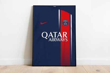 PSG Shirt Poster Print