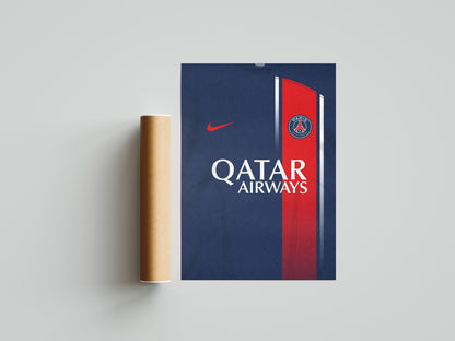 PSG Shirt Poster Print