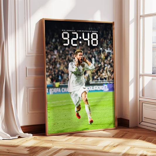 Sergio Ramos "92:48" Poster