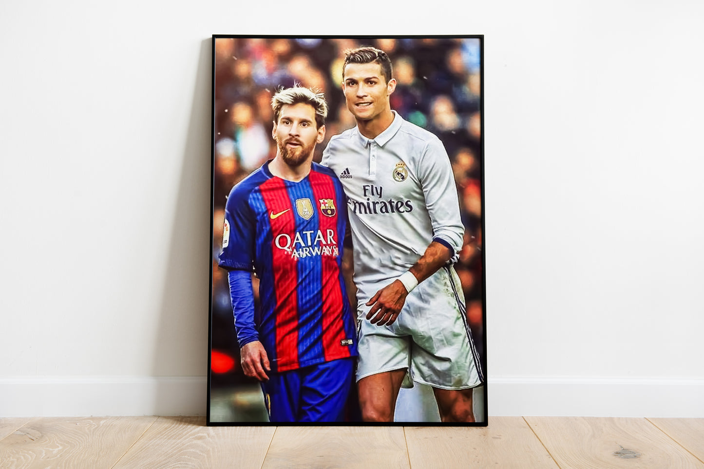 Ronaldo & Messi Poster Print