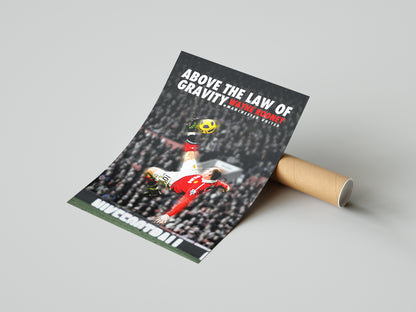 Wayne Rooney "Bicycle Kick" Poster