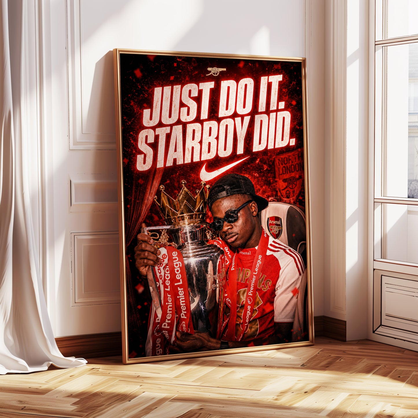 Bukayo Saka "Starboy" Poster