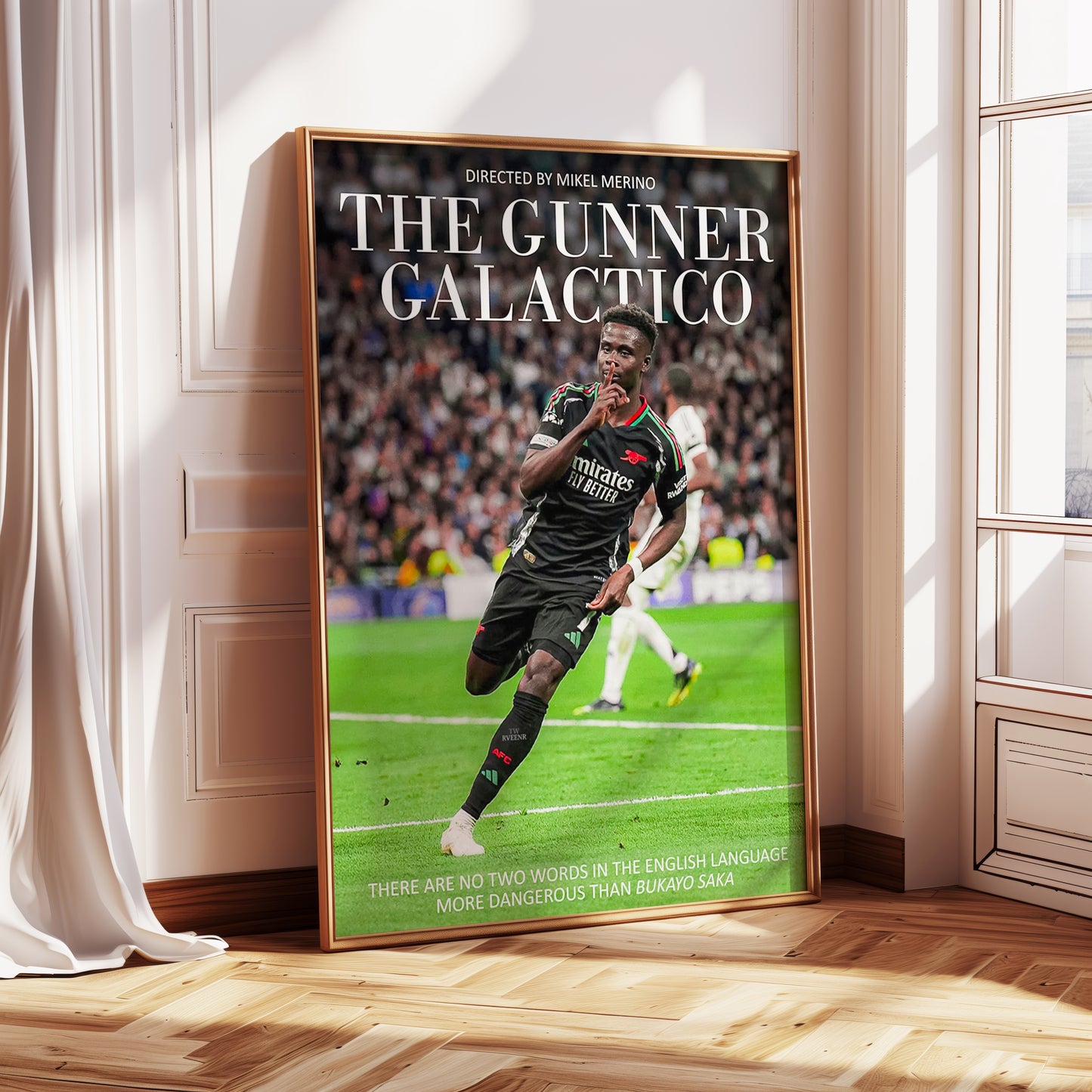 Bukayo Saka "Gunner Galactico" Poster