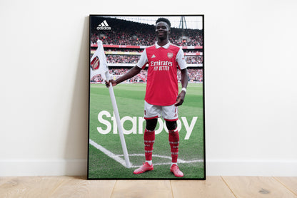 Bukayo Saka Poster Print