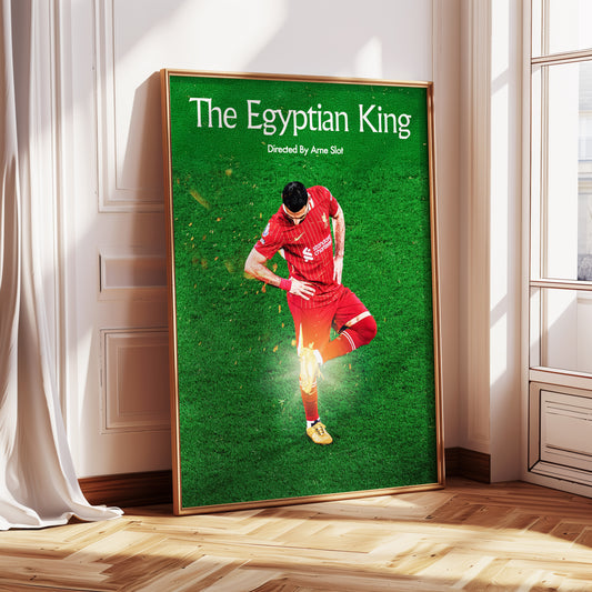 Mohamed Salah "The Egyptian King" Poster