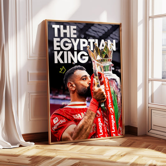 Mohamed Salah "The Egyptian King" Poster
