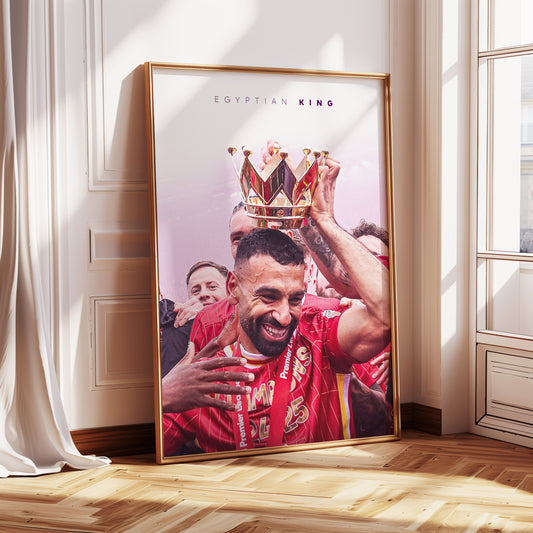 Mohamed Salah "Egyptian King" Poster