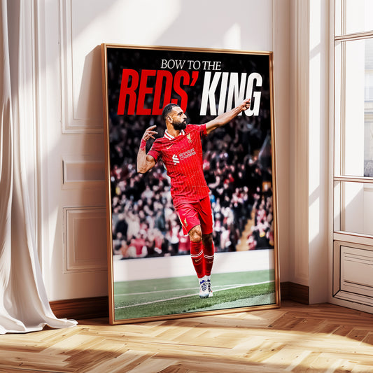 Mohamed Salah "Reds King" Poster