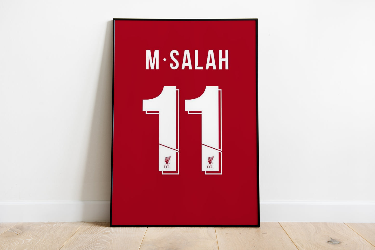 Mohamed Salah Liverpool Shirt Poster Print