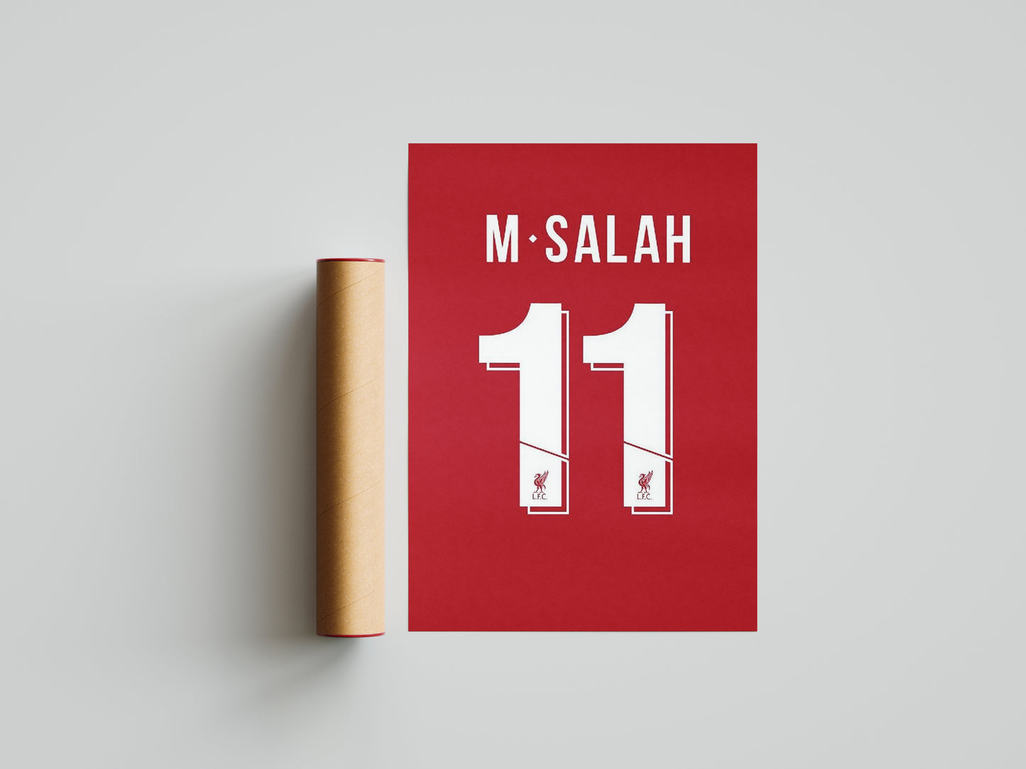 Mohamed Salah Liverpool Shirt Poster Print