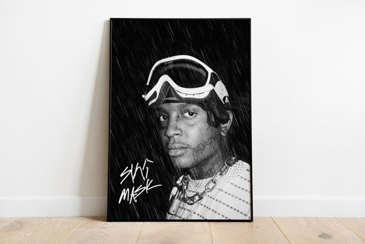 Ski Mask the Slump God, signierte Signatur, Hip Hop, Rap, Drill, Digitaldruck, Poster, Wand-Kunst-Dekor, Geburtstagsgeschenk, Ausdrucke