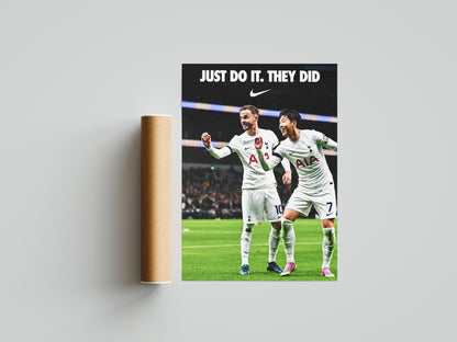 Son Heung-min & James Maddison Poster Print