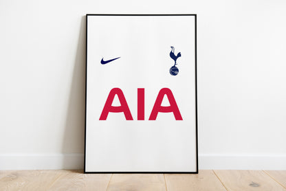 Spurs Home Shirt Poster Print