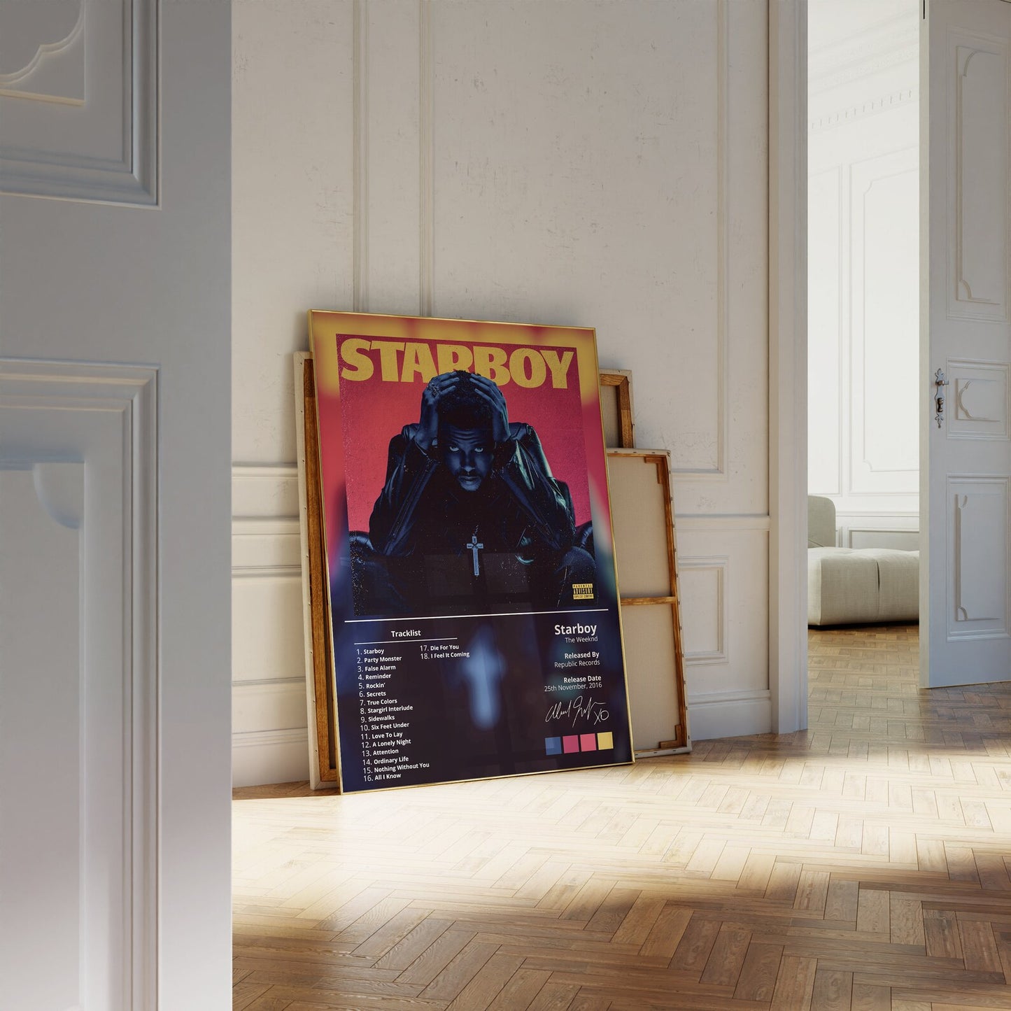 The Weeknd Set Of 3 Album Posters "Starboy, After Hours & My Dear Melancholy