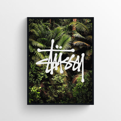 Stussy Rainforest Poster Print