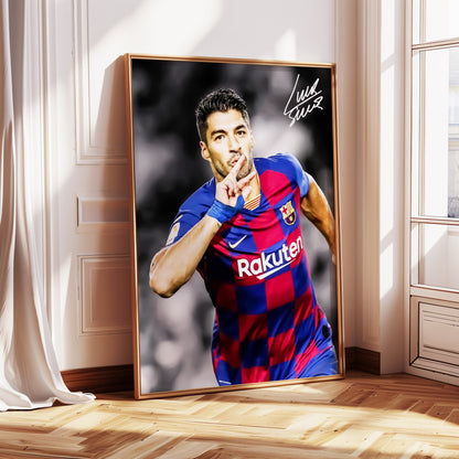Luis Suarez Signature Poster