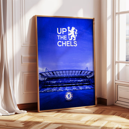 Chelsea "Up The Chels" Stadium Poster