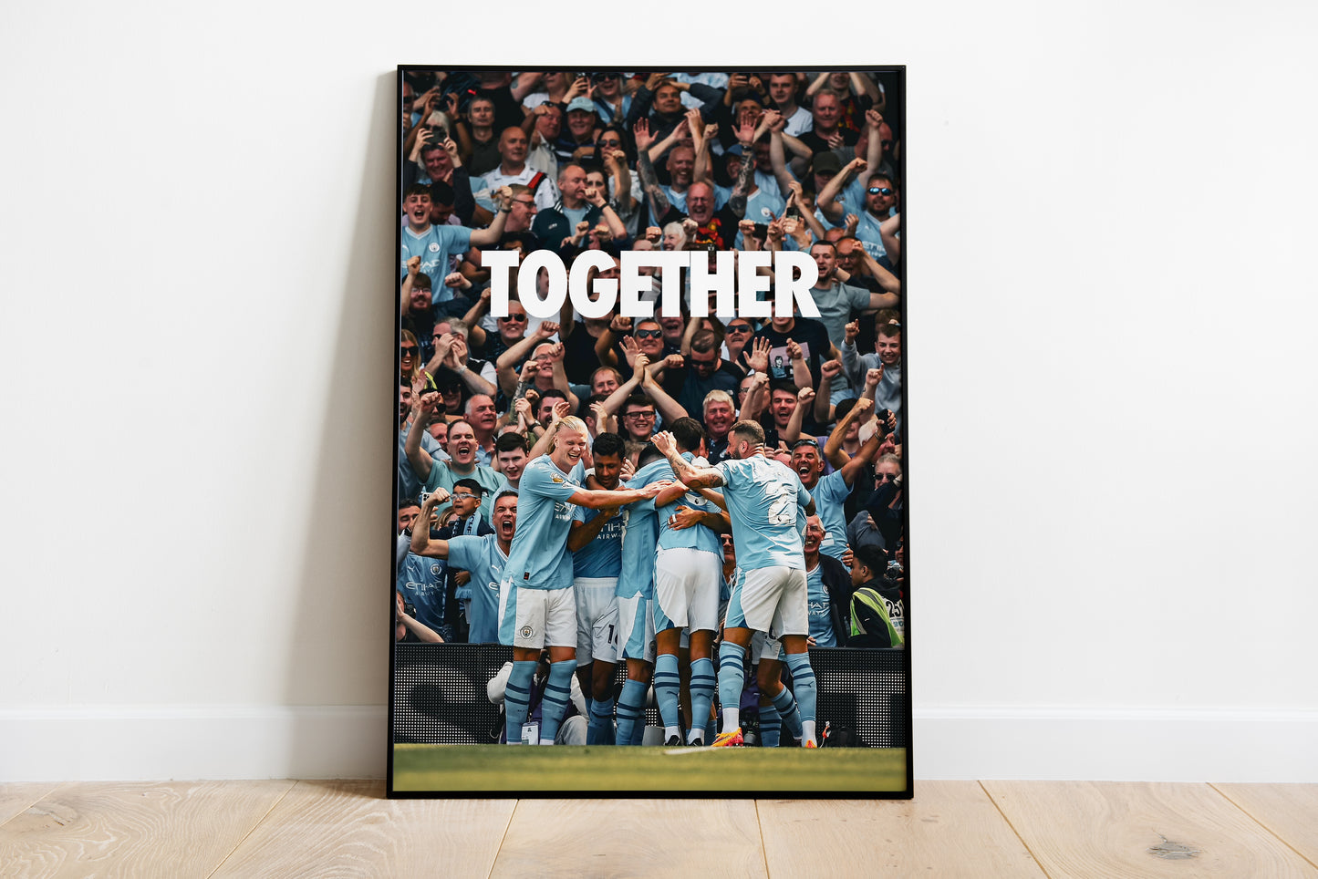 Man City "Together" Poster Print