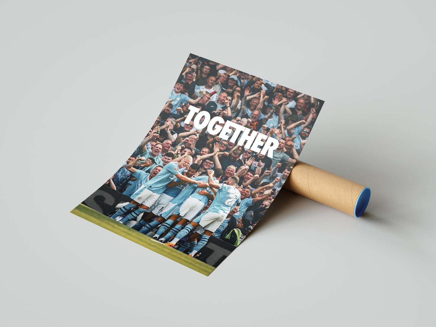 Man City "Together" Poster Print