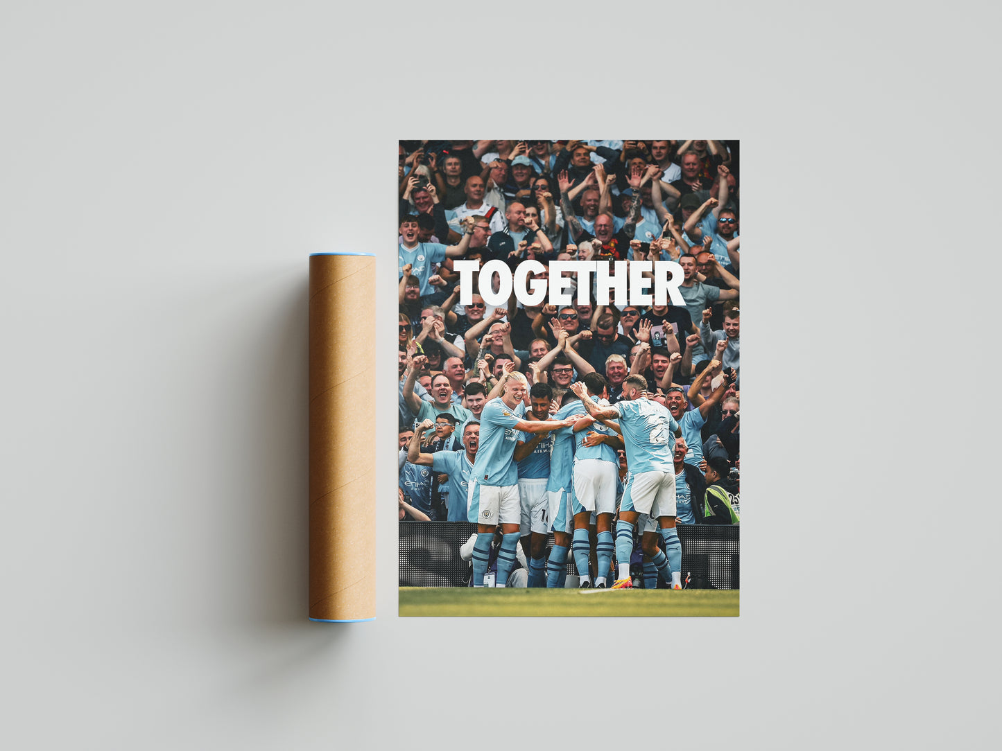 Man City "Together" Poster Print