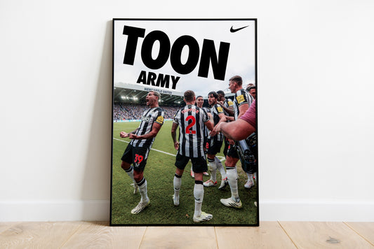 Newcastle United "Toon Army" Poster Print