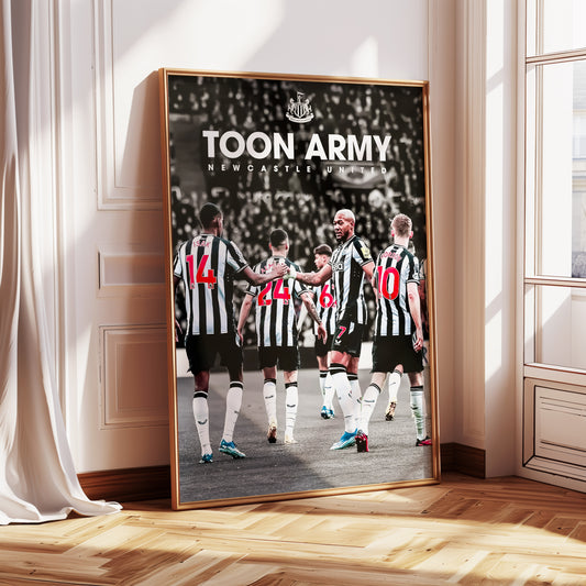 Newcastle United "Toon Army" Poster