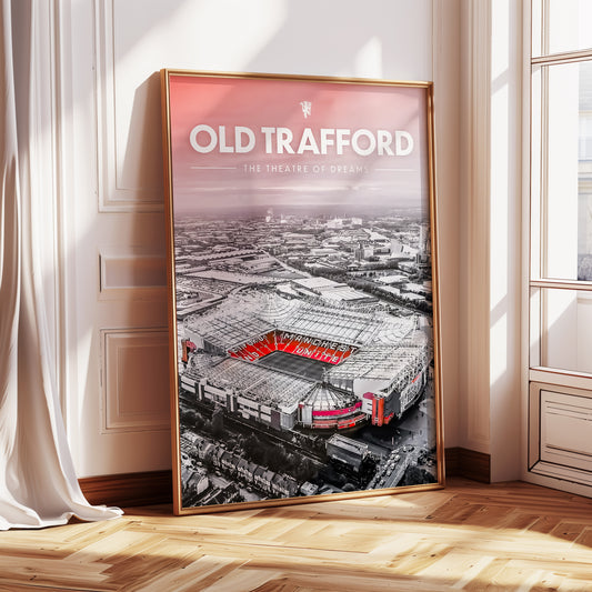 Manchester United "Old Trafford" Stadium Poster