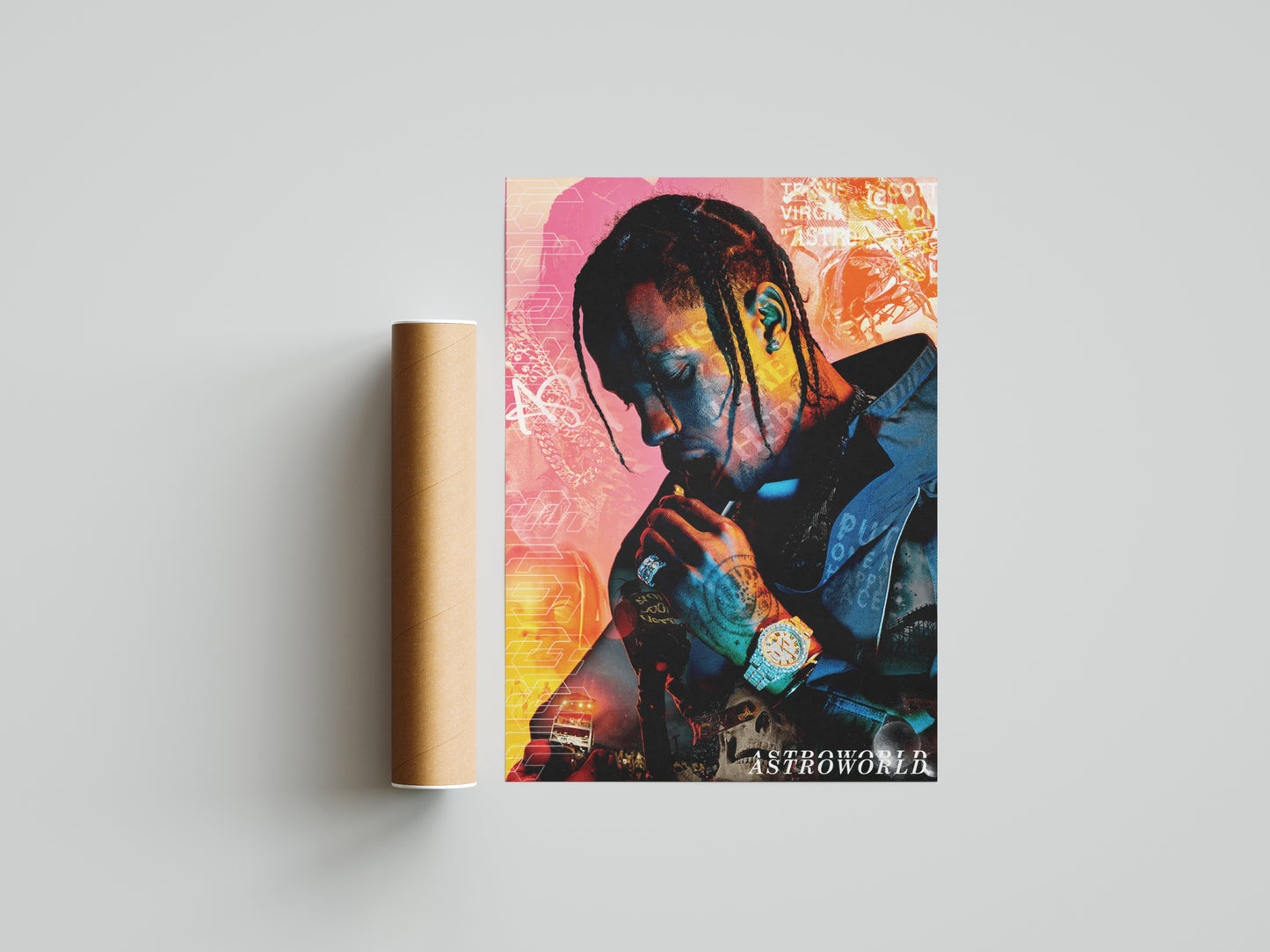 Travis Scott "ASTROWORLD" Poster Print