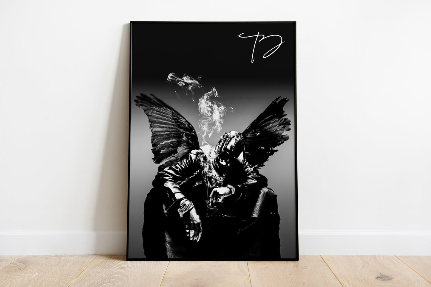 Travis Scott, 2er-Set Poster, signierte Signatur, Hip Hop, Digitaldruck, Poster, Wand-Kunst-Dekor, Geburtstagsgeschenk, Ausdrucke