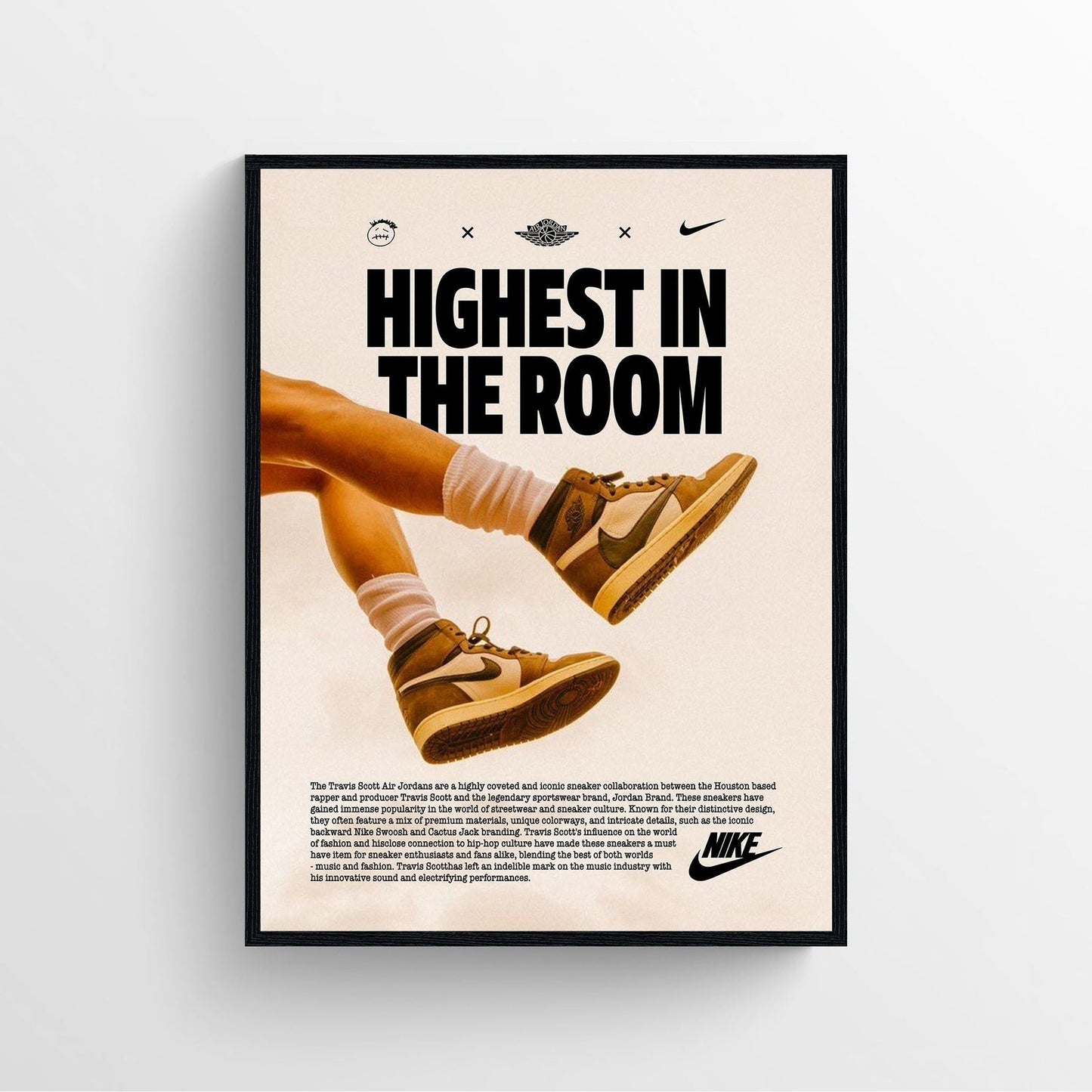 Travis Scott "Air Jordans" Poster Print