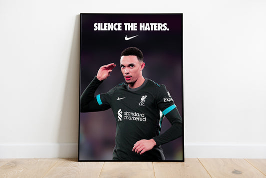 Trent Alexander-Arnold "Silence The Haters" Poster Print