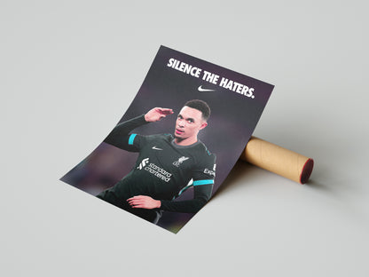 Trent Alexander-Arnold "Silence The Haters" Poster Print