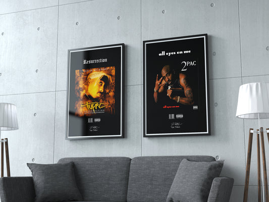 2Pac-Album-Posterdrucke x2