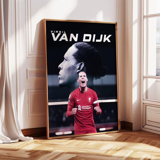 Virgil Van Dijk Poster