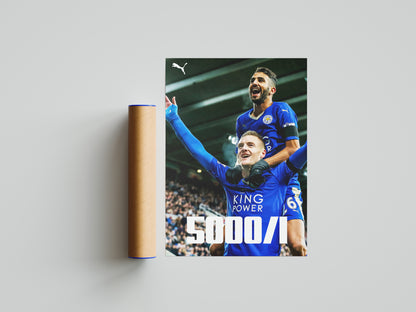 Leicester City 5000/1 Poster Print