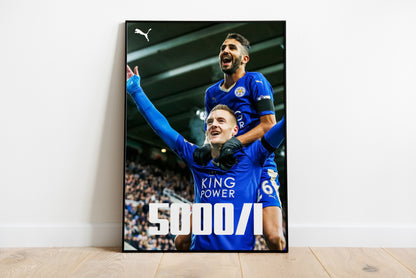 Leicester City 5000/1 Poster Print