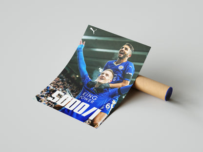 Leicester City 5000/1 Poster Print