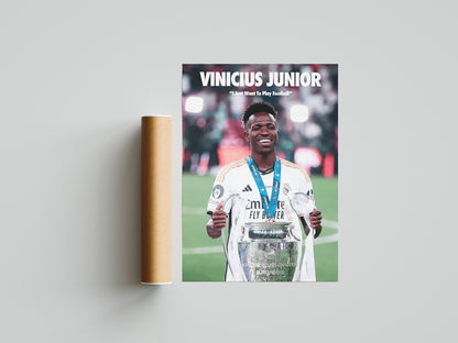 Vinicius Junior Poster Print