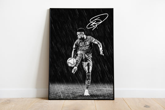 Vinicius Jr, signierte Unterschrift, 22/23 Real Madrid, Brasilien, Digitaldruck, Poster, Wand-Kunst-Dekor, Geburtstagsgeschenk, Ausdrucke