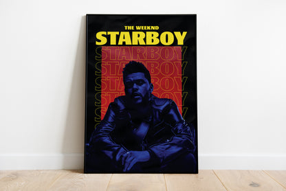 The Weeknd "STARBOY" Poster Print