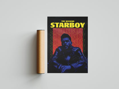 The Weeknd "STARBOY" Poster Print