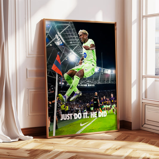 Lamine Yamal "Just Do It" Poster