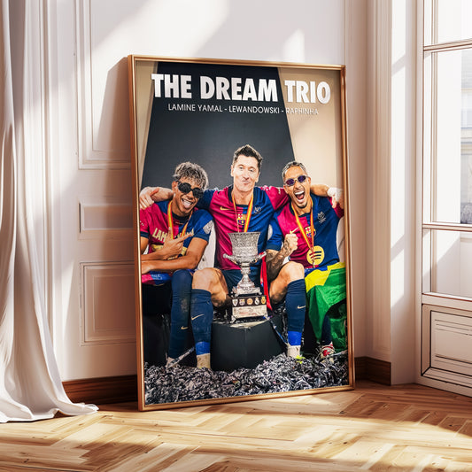 Barcelona "Dream Trio" Poster