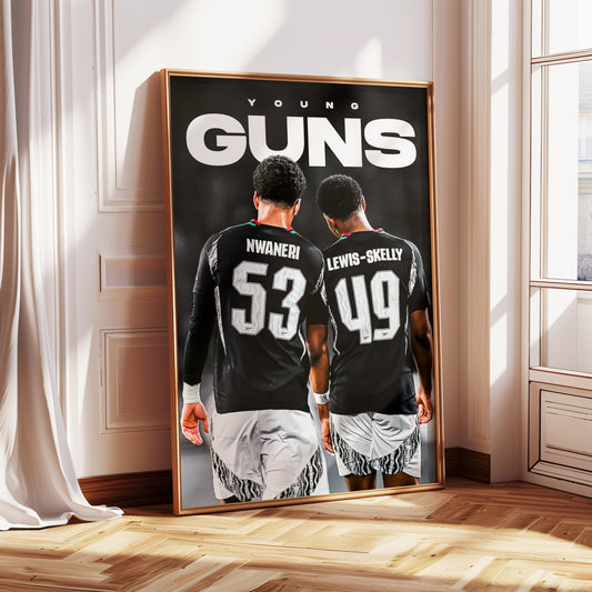 Nwaneri & Lewis-Skelly "Young Guns" Poster
