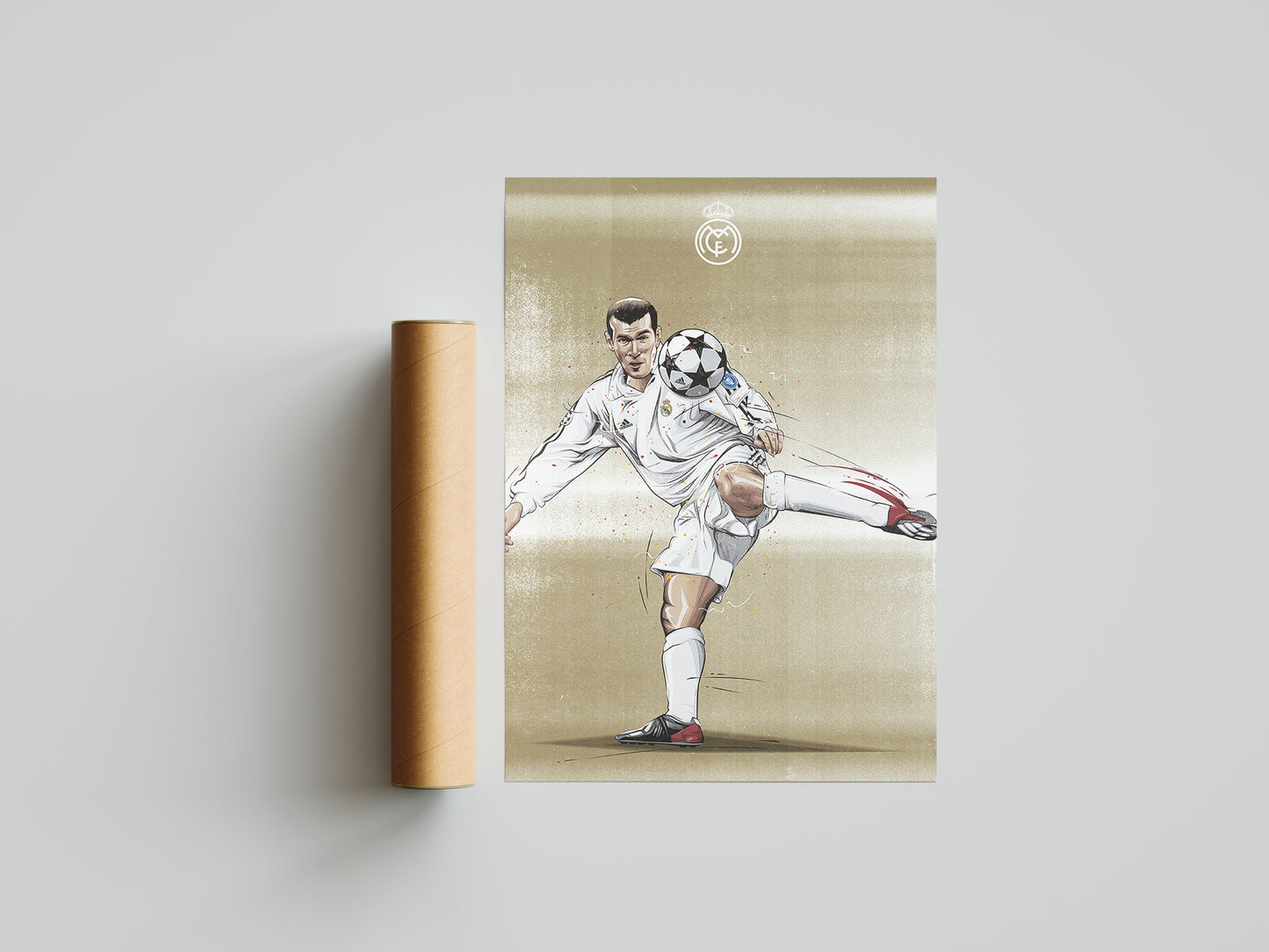 Zidane Poster Print