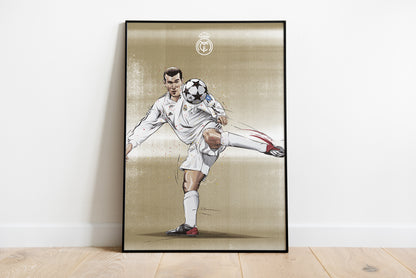 Zidane Poster Print