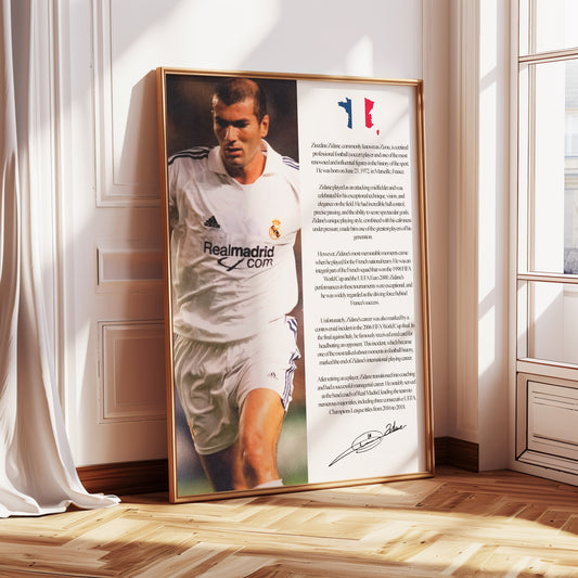 Zinedine Zidane Poster